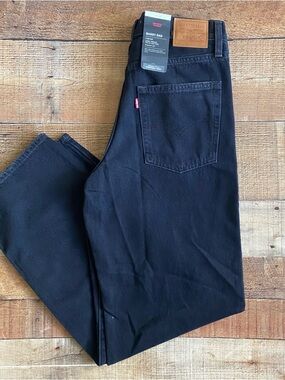 Levi's Baggy Dad Distressed Jeans Black 27
